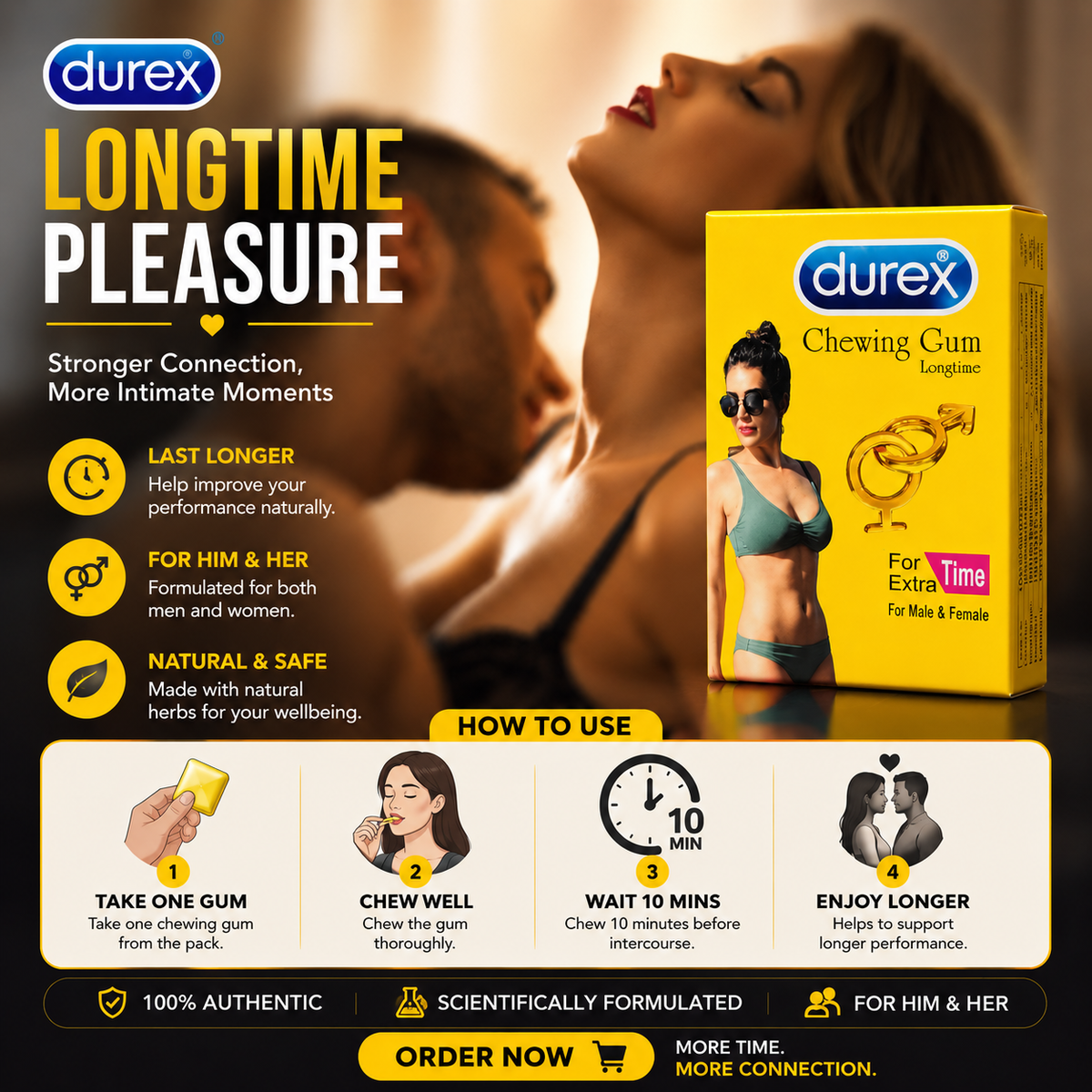 DUREX LONGTIME CHEWING GUM