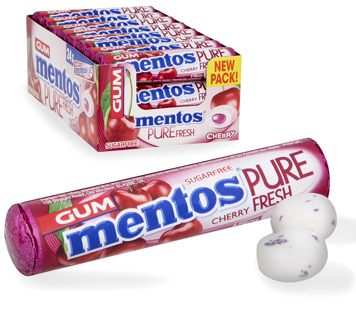 Mentos Gum Pure Fresh Cherry