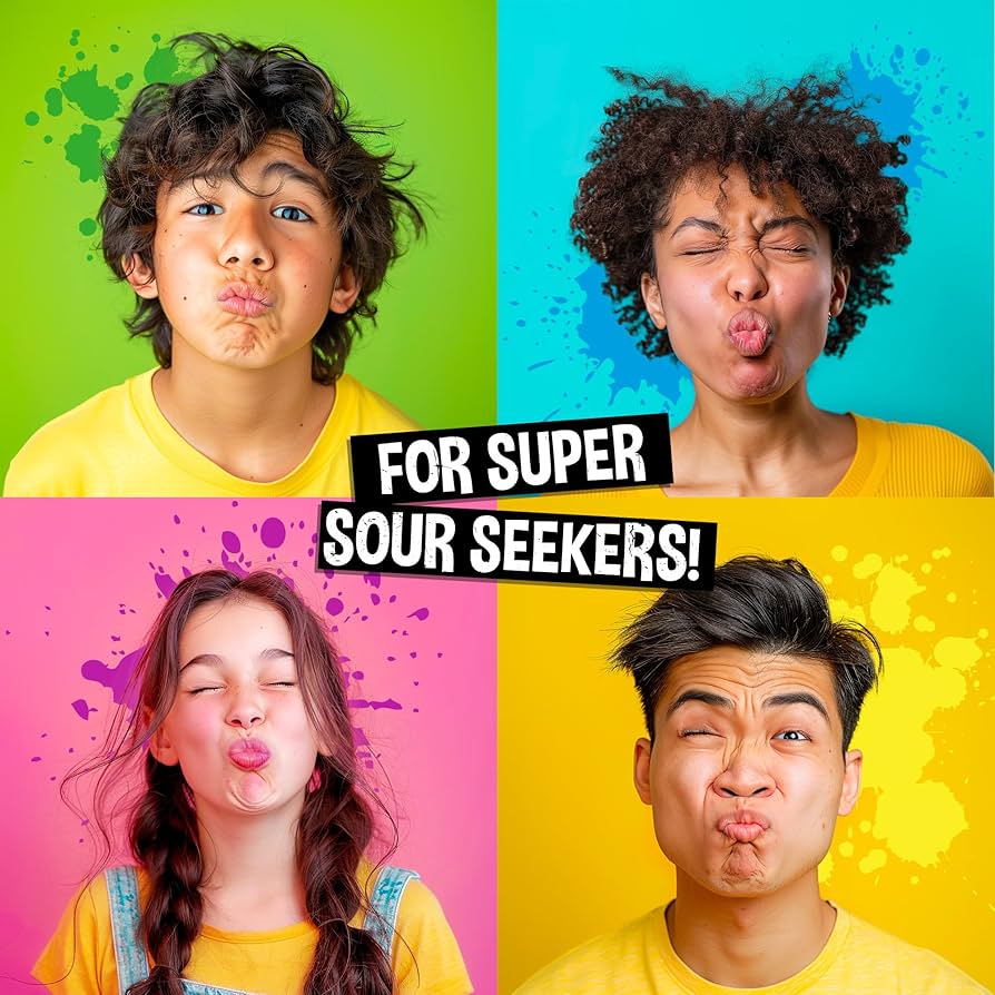 Warheads Big Baby Candy Bottle Blue