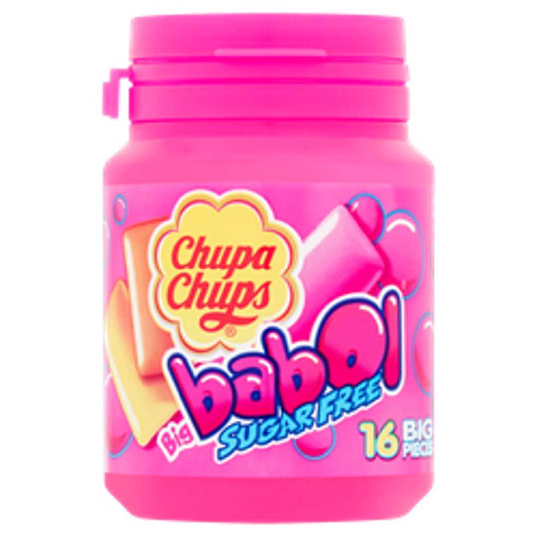 Chupa Chups 16 Big Babol Sugar Free 64gm Bottle