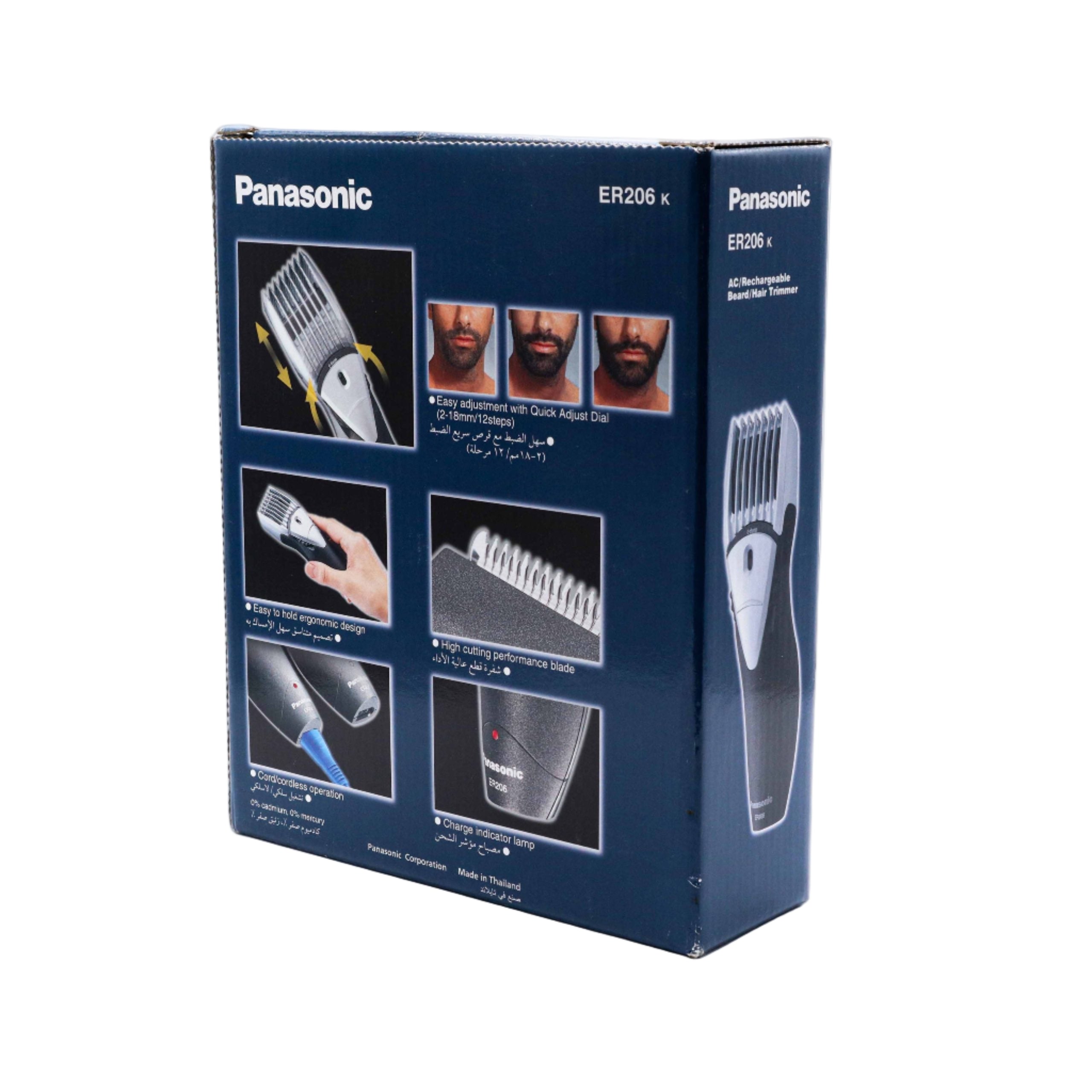 Panasonic Hair & Beard Trimmer ER-206K