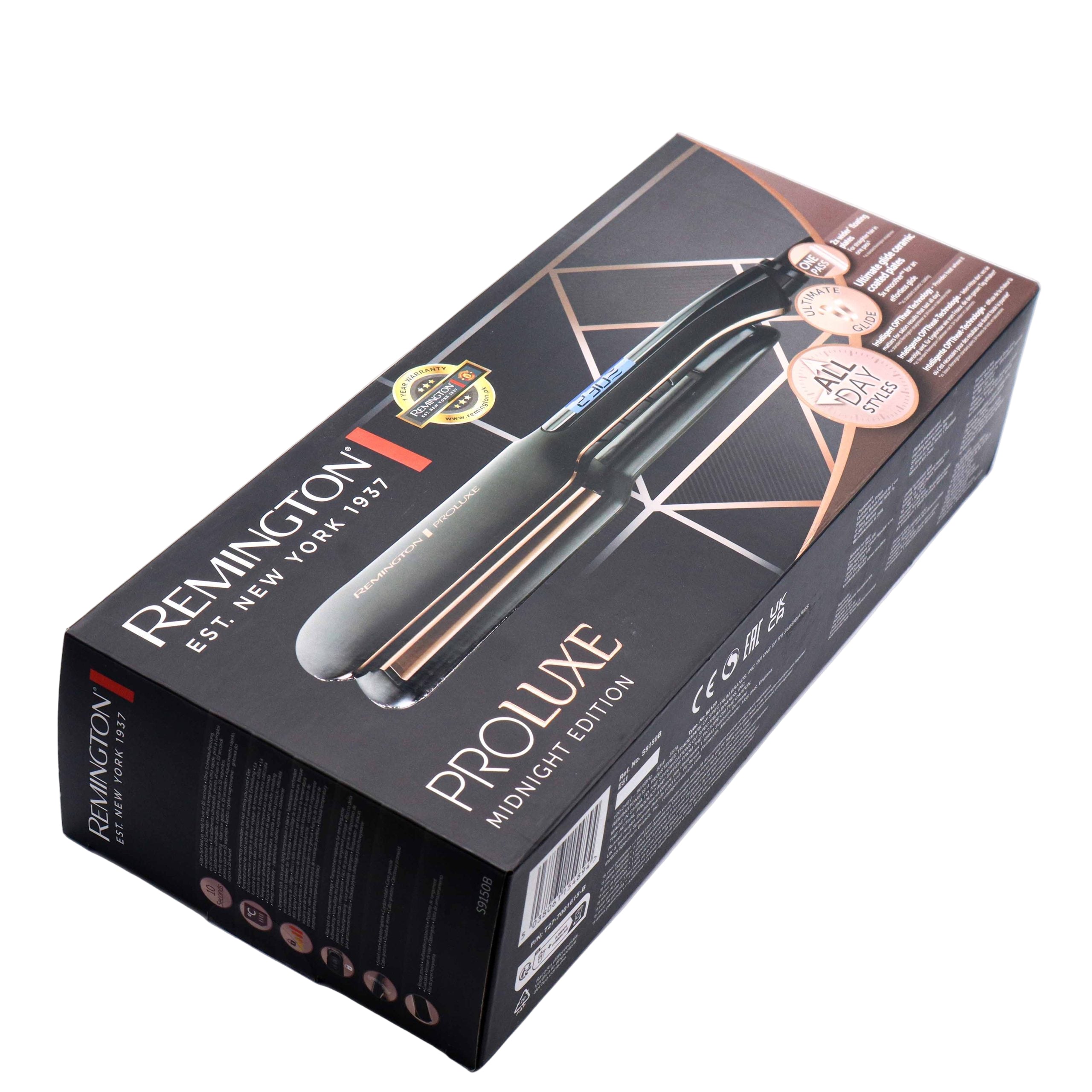 Remington Pro Luxe Midnight Edition Straightener S9150B