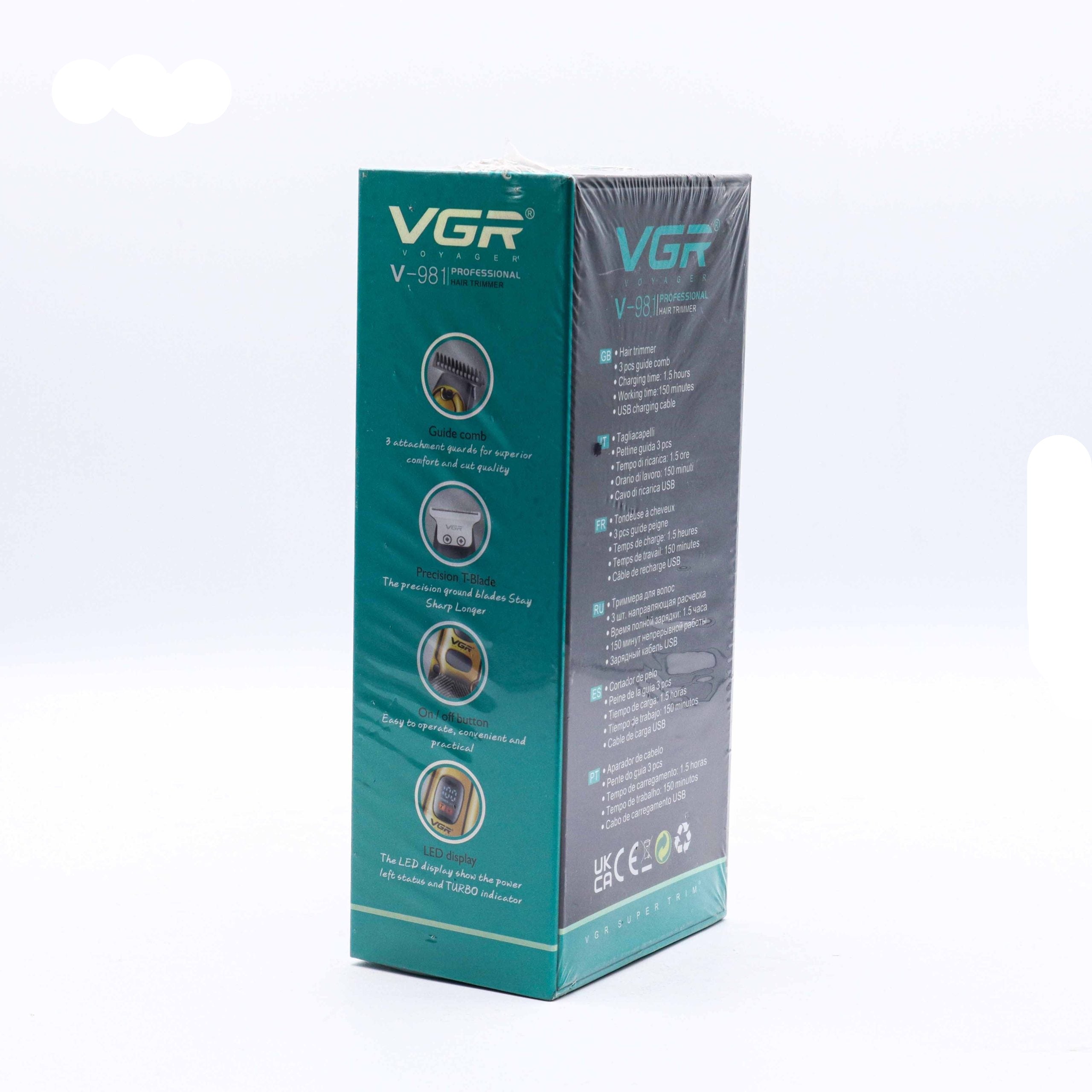 VGR Hair Trimmer V-981 – Rechargeable Beard & Hair Trimmer