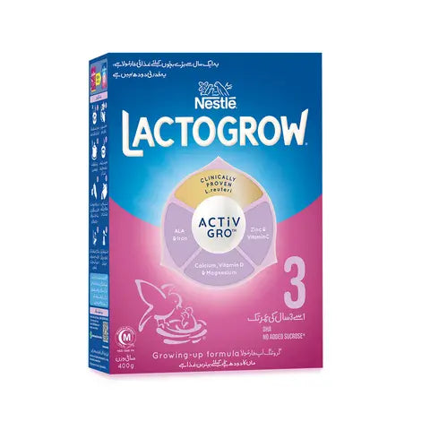 NESTLE LACTOGROW 3 Growing-up Formula Powder Milk 400g