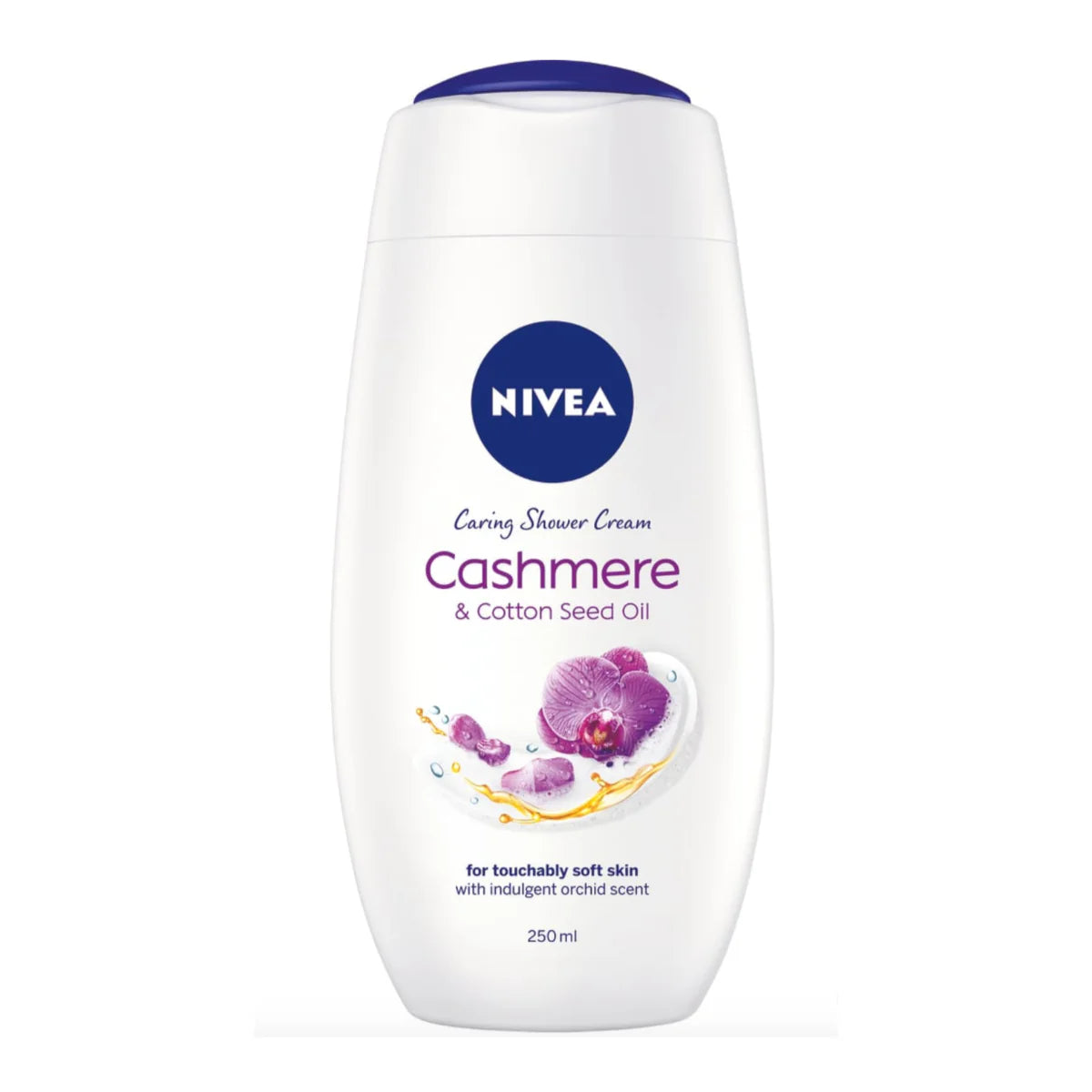 NIVEA CARE SHOWER CASHMERE & COTTONSEED OIL 250ML