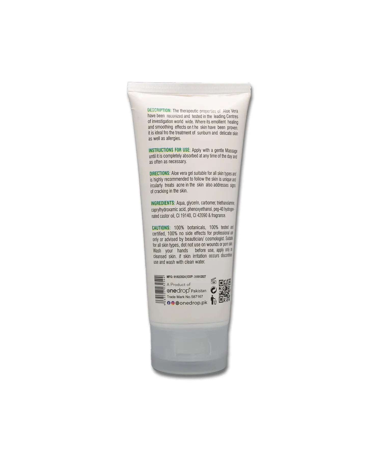 One Drop Aloe Vera Gel 170ml