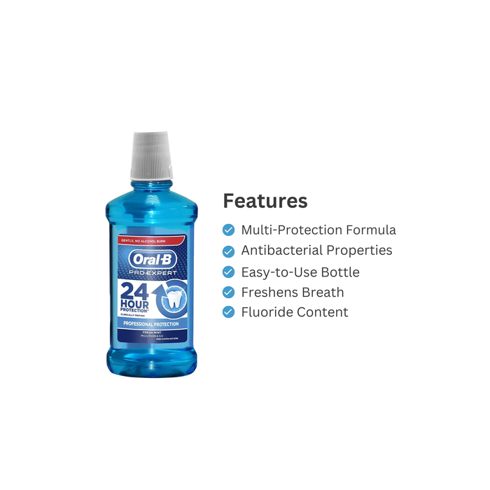 Oral-b Pro-expert Professional Mouth Wash -500ml