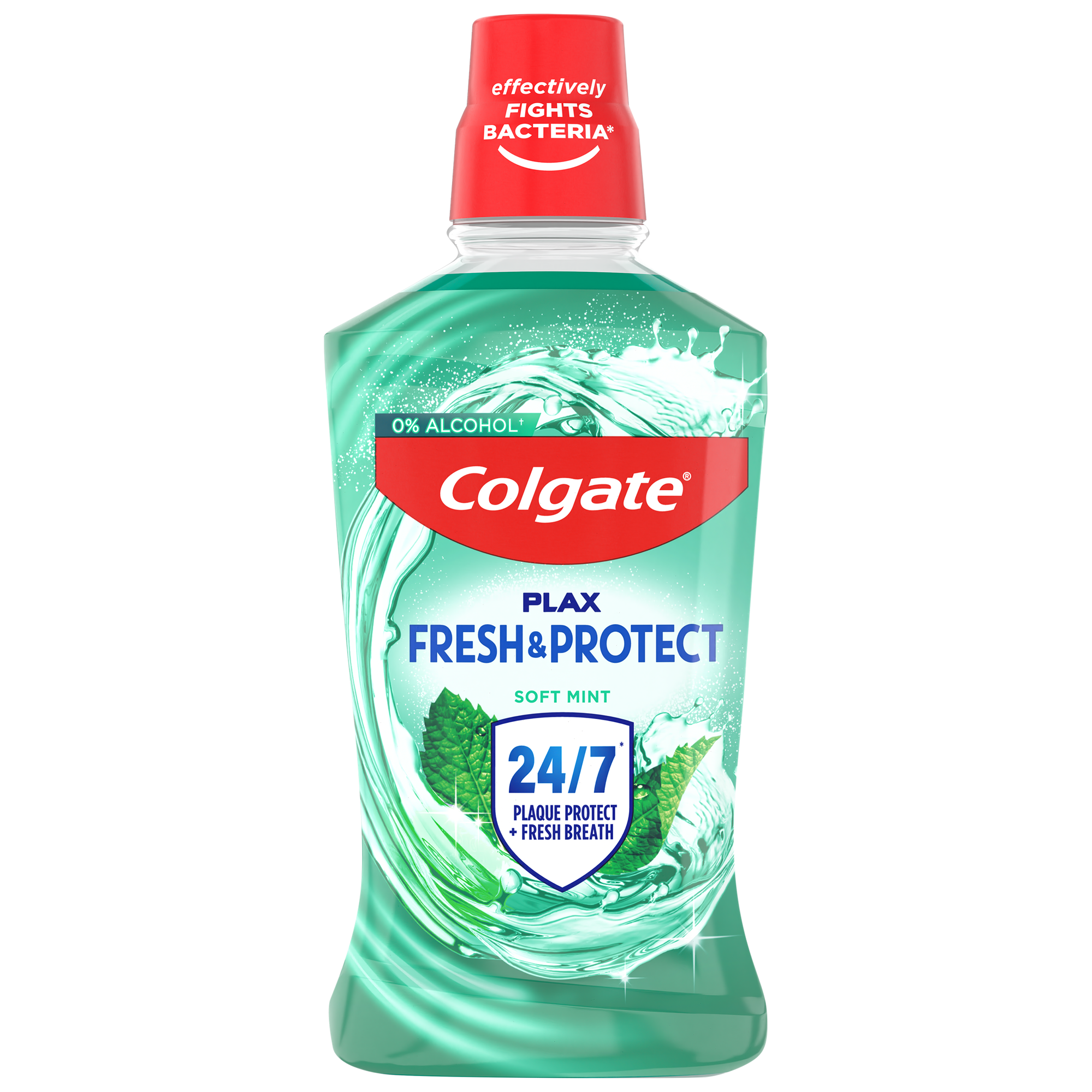 Colgate Plax Soft Alcohol Free Mouthwash, Soft Mint, 500 ml