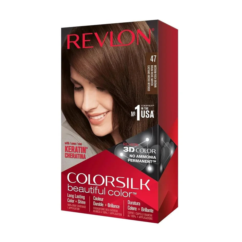 Revlon Color Silk 47 Medium Rich Brown