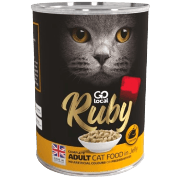 Go Local Ruby Adult Wet Cat Food Tin 400Gram