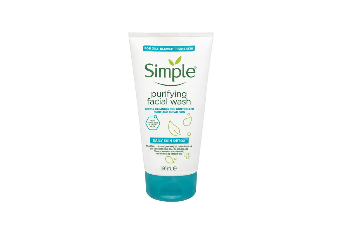 SIMPLE FACE WASH PURIFYING DAILY SKIN DETOX GEL WASH 150ML
