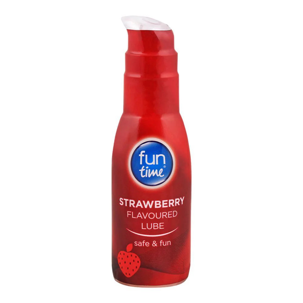Fun Time Strawberry Flavored Lubricant 75 ML