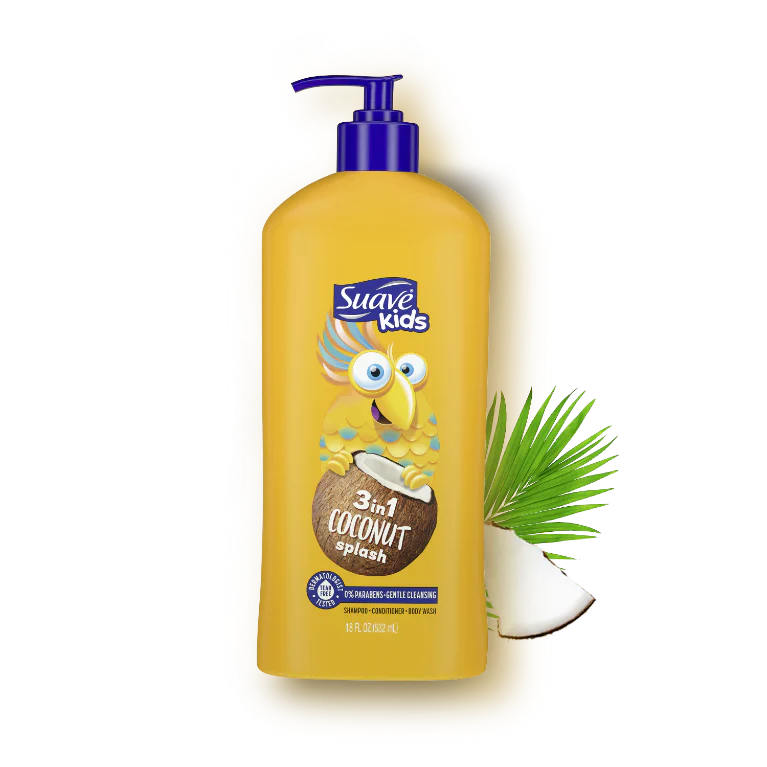 Suave Kids 3In1 Shmp+Cond & Body Wash Coconut Splash