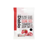 Diablo Sugar Free Strawberry&cream Sweets 75gm
