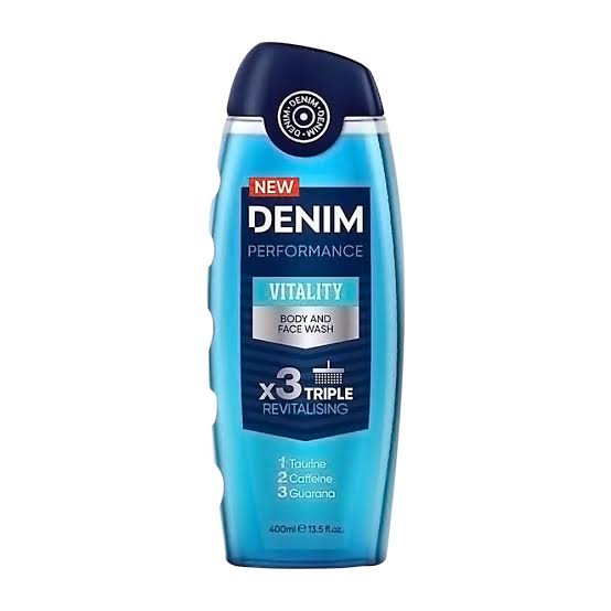 DENIM BODY AND FACE WASH VITALITY 400ML