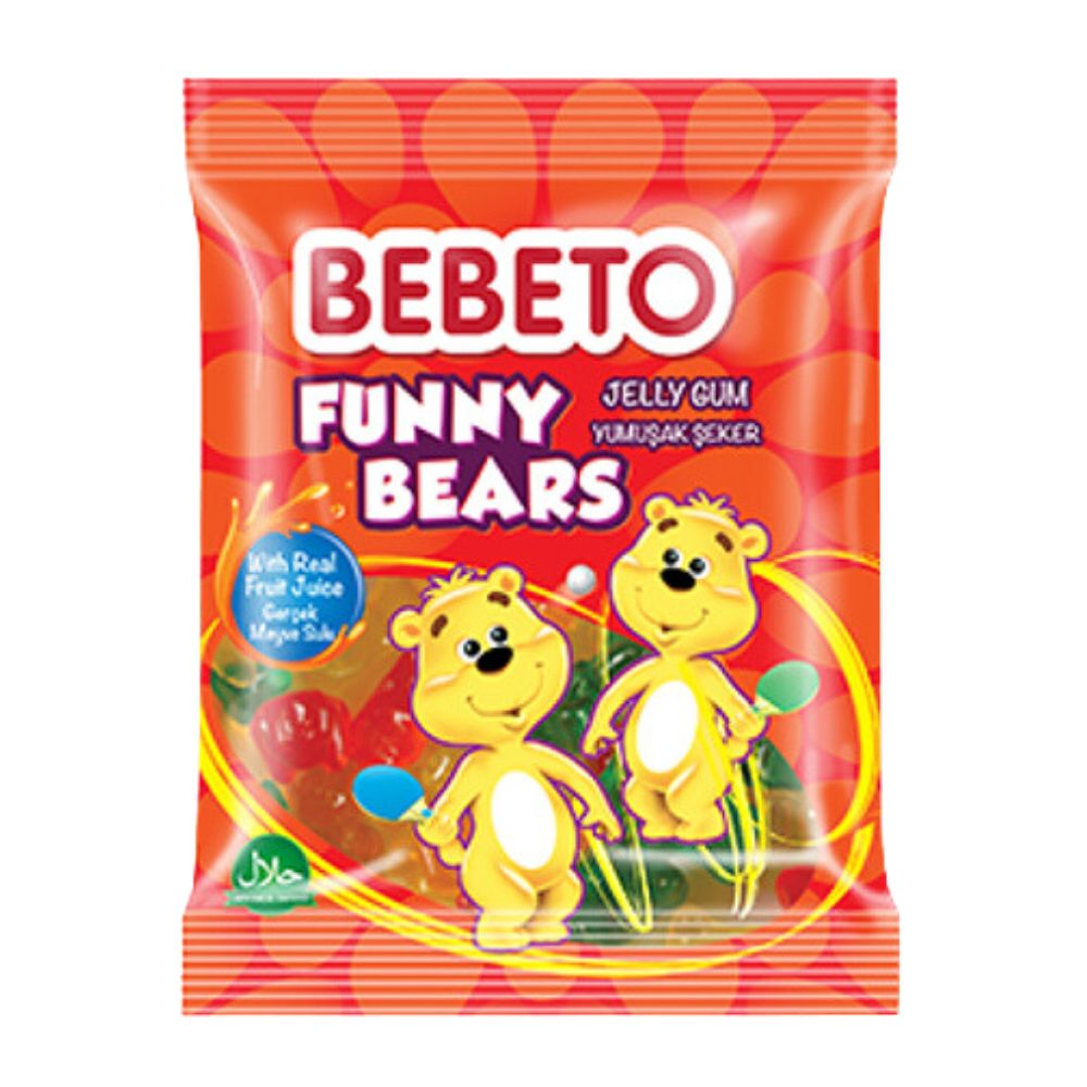 Bebeto Funny Bears Jelly Gum 80g