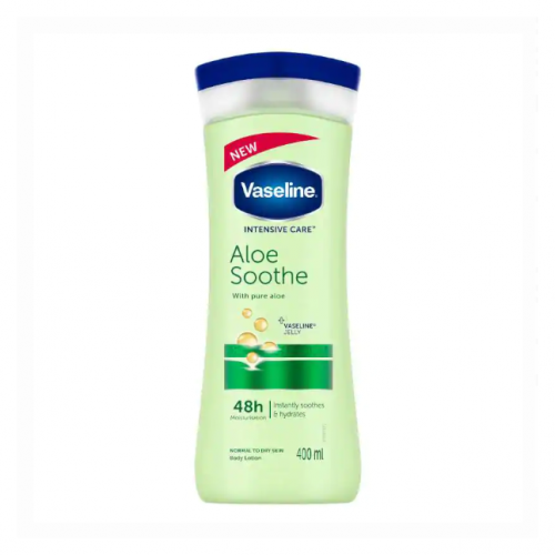 Vaseline Intensive Care Aloe Soothe Lotion 400ml (Imported)