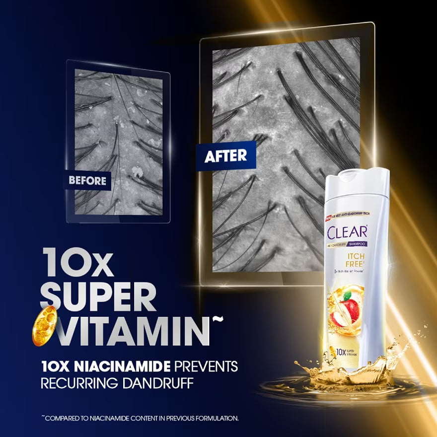 Clear Anti Dandruff Itch Free Shampoo 315ml