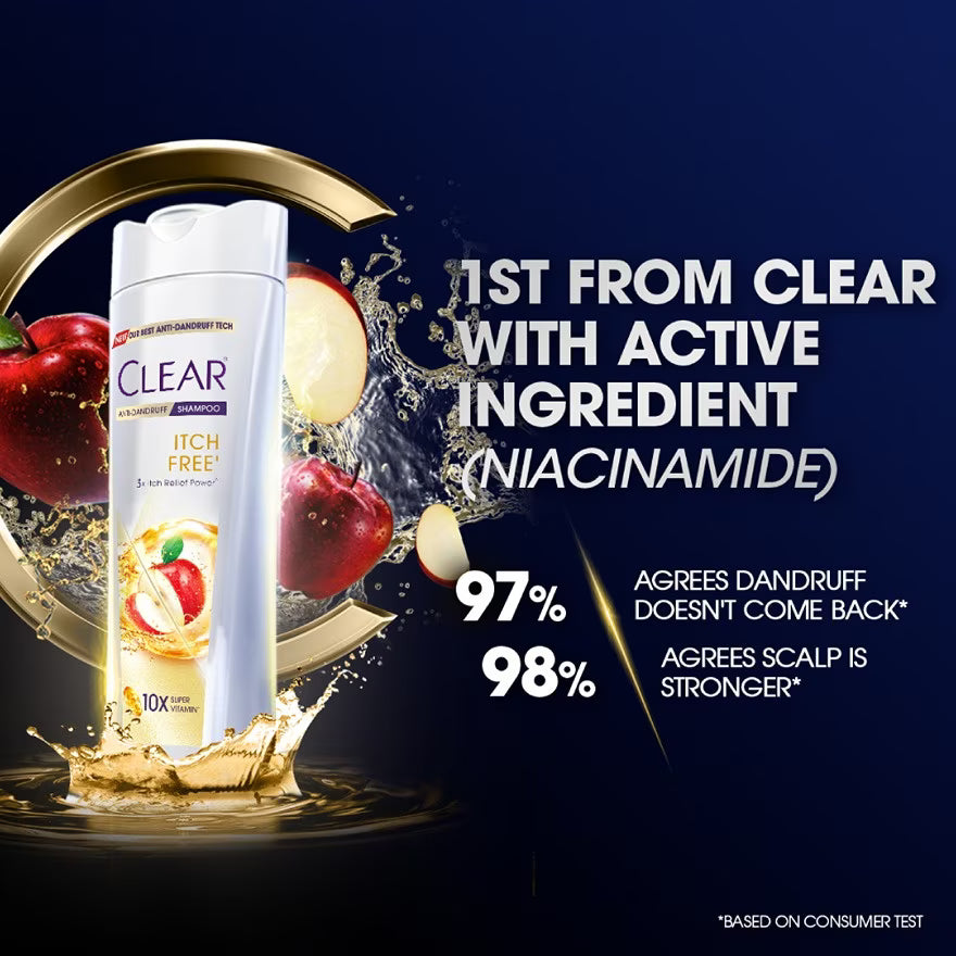 Clear Anti Dandruff Itch Free Shampoo 315ml