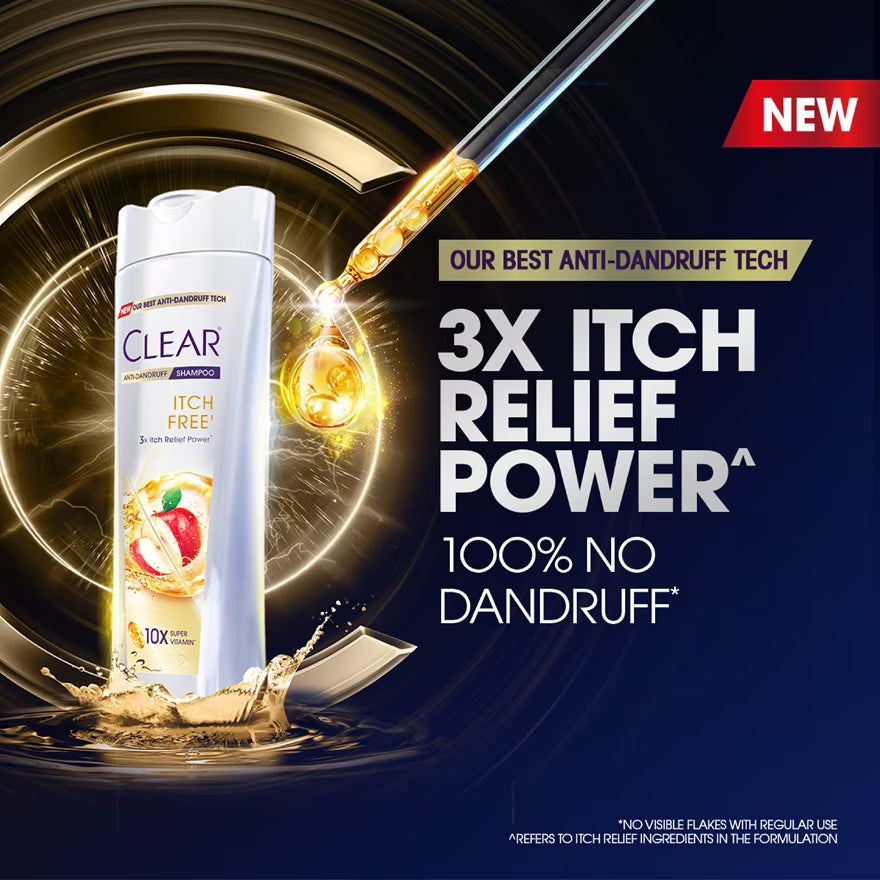 Clear Anti Dandruff Itch Free Shampoo 315ml