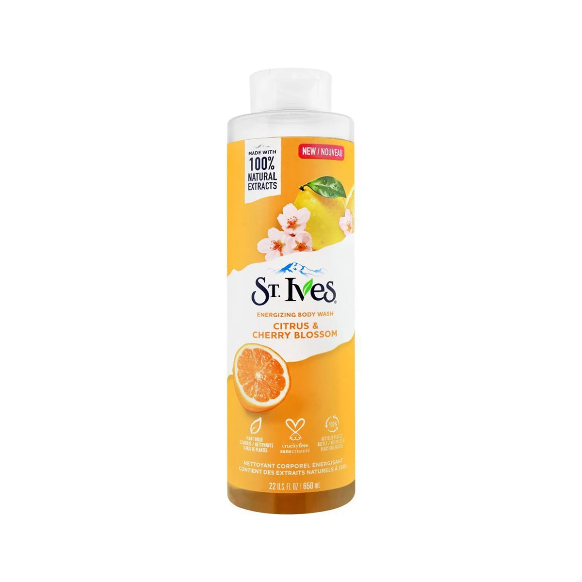 St Ives - Citrus & Cherry Blossom Energizing Body Wash - 650ml