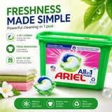 ARIEL WASHING PODS COOL CLEAN 15 WASH ALL IN 1 378 GM