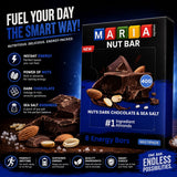 MARIA NUT BAR  DARK CHOCOLATE AND SEA SALT