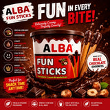 ALBA JOY STICKS CHOCO CREAM WITH FUN STICKS 40G
