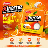 FUSION XTREME JAM FILLED BUBBLE GUM ORANGE FLAVOUR 13.5G