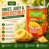Arizona Fields Pineapple Slices, Tasty & Delicious Canned Fruit, 540g