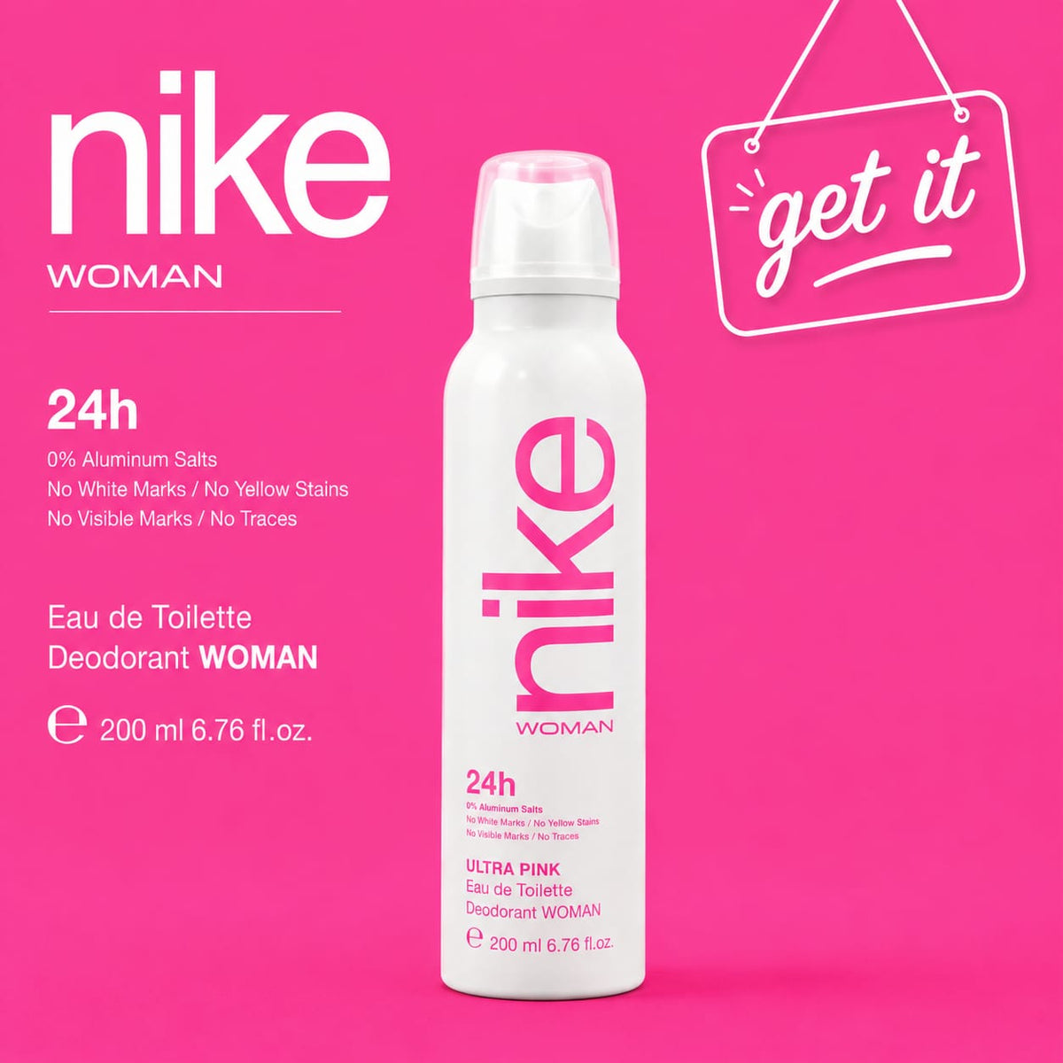 Nike Ultra Pink Woman Deo 200ml