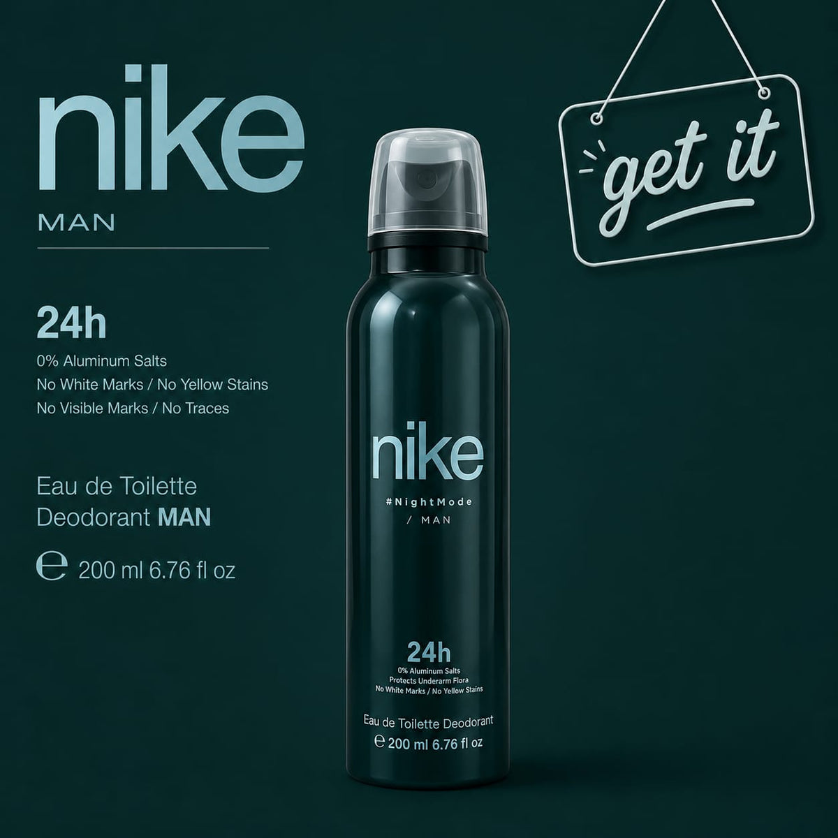 Nike Night Mode Man Desodorante Spray 200ml