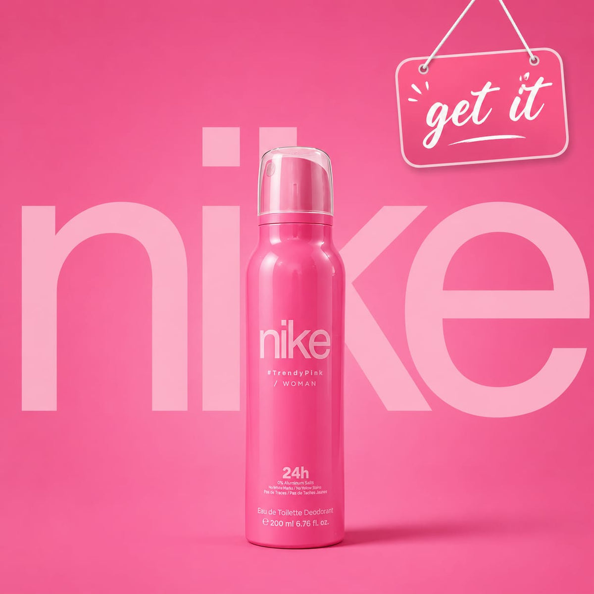 Nike Women Trendy Pink Women Deodorant Spray 200ml