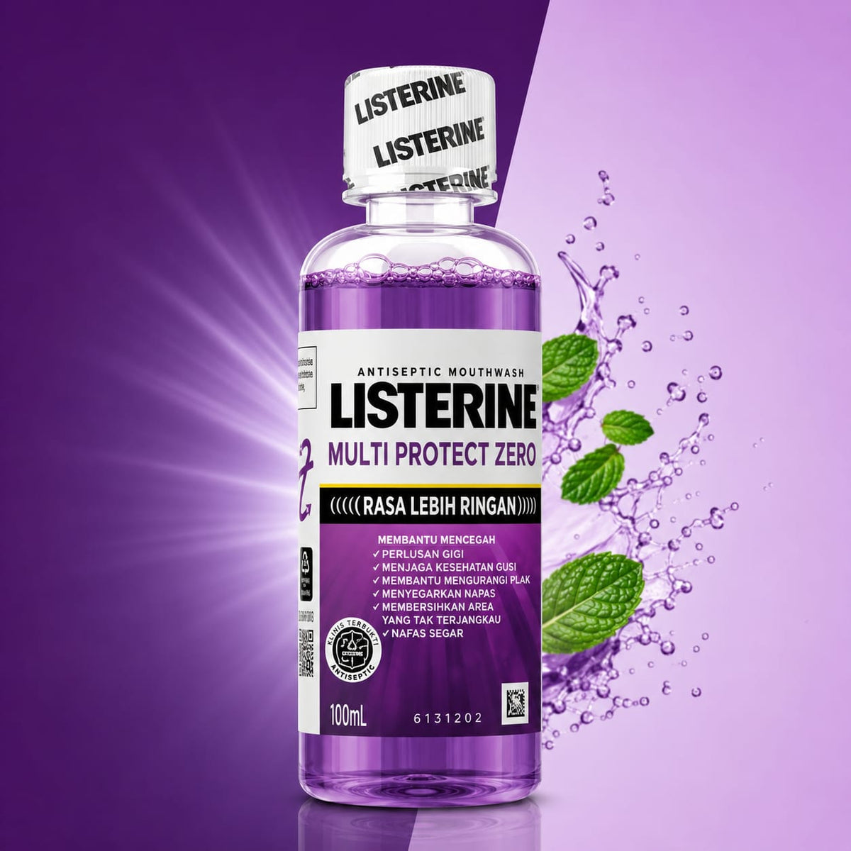 LISTERINE MOUHT WASH MULTI PROTECT ZERO 100 ML