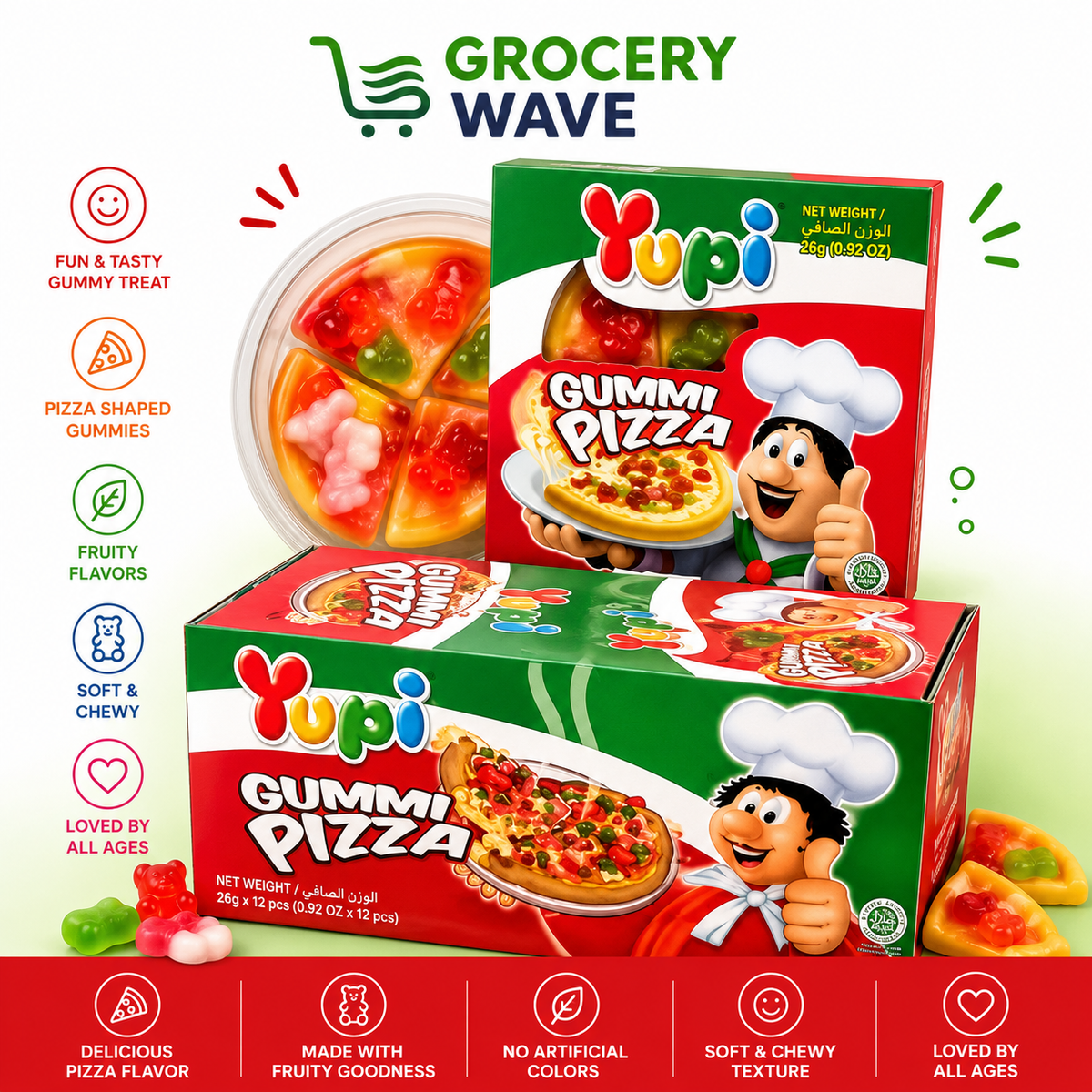 Yupi Gummi Pizza 21g