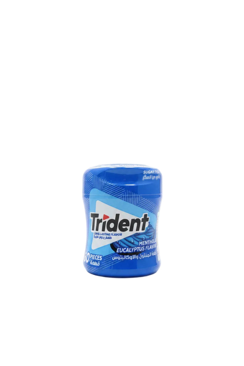 Trident Menthol & Eucalyptus 60pc Sugar Free Chewing Gum