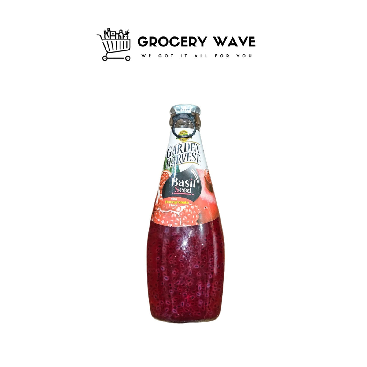 Garden Harvest Basil Seed with Pomegranate Flavour 290ml