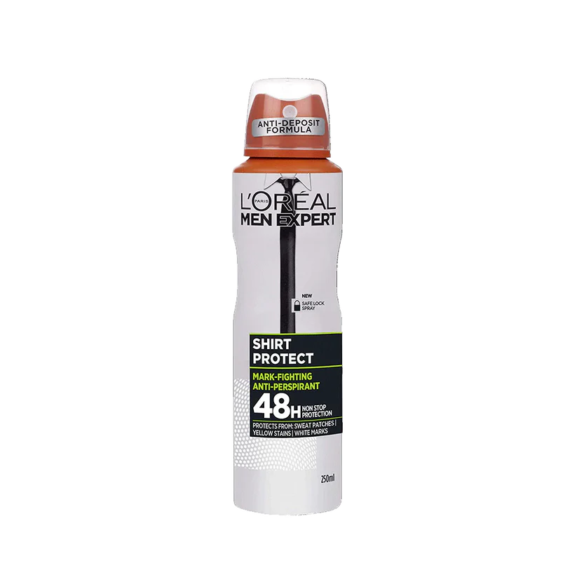 LOREAL MEN EXPERT 48H A/P DEODORANT SPRAY SHIRT PROTECT REFRESHING 250ML