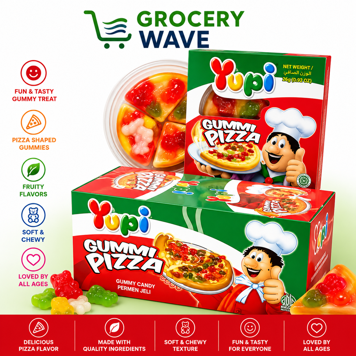 Yupi Gummi Pizza