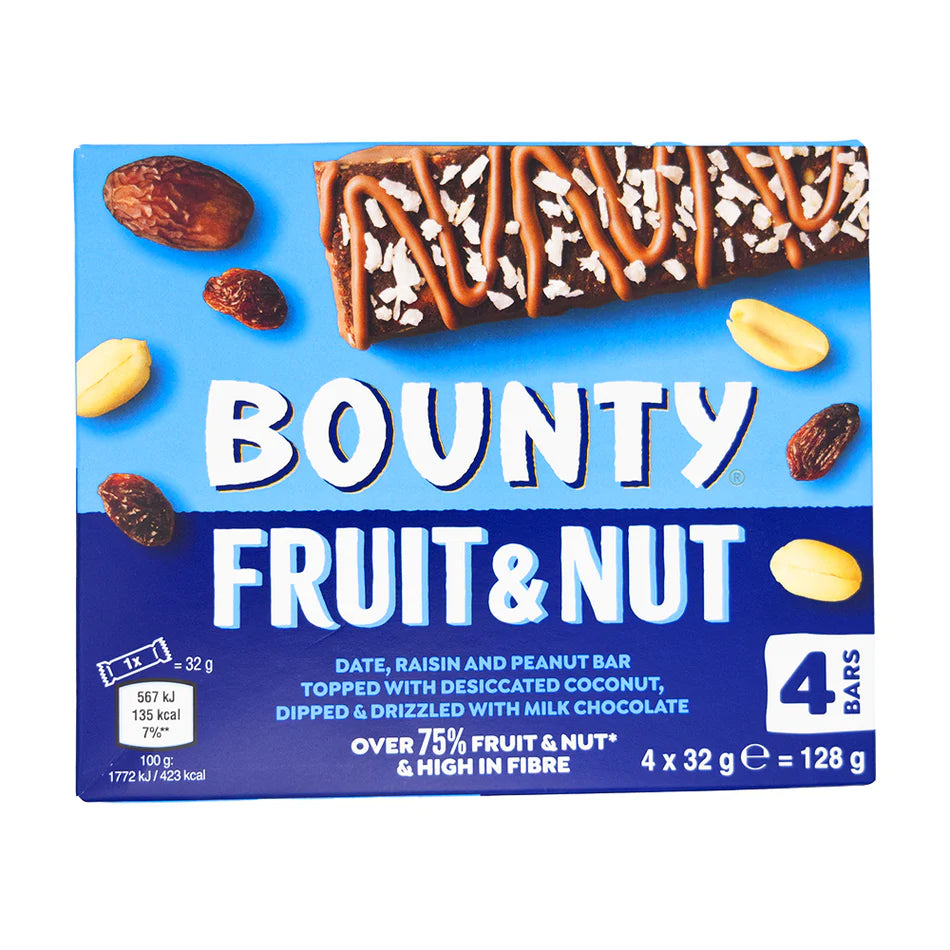 Bounty Fruit & Nut- 128g