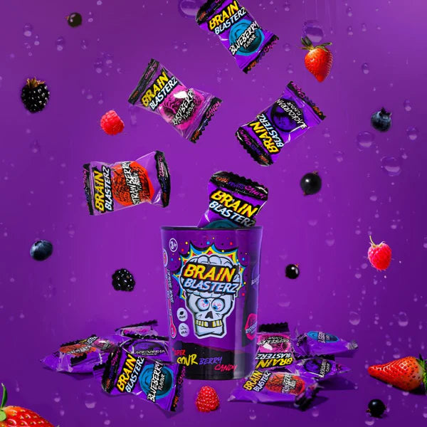 BRAIN BLASTERZ BERRY CANDY TUB 48GM