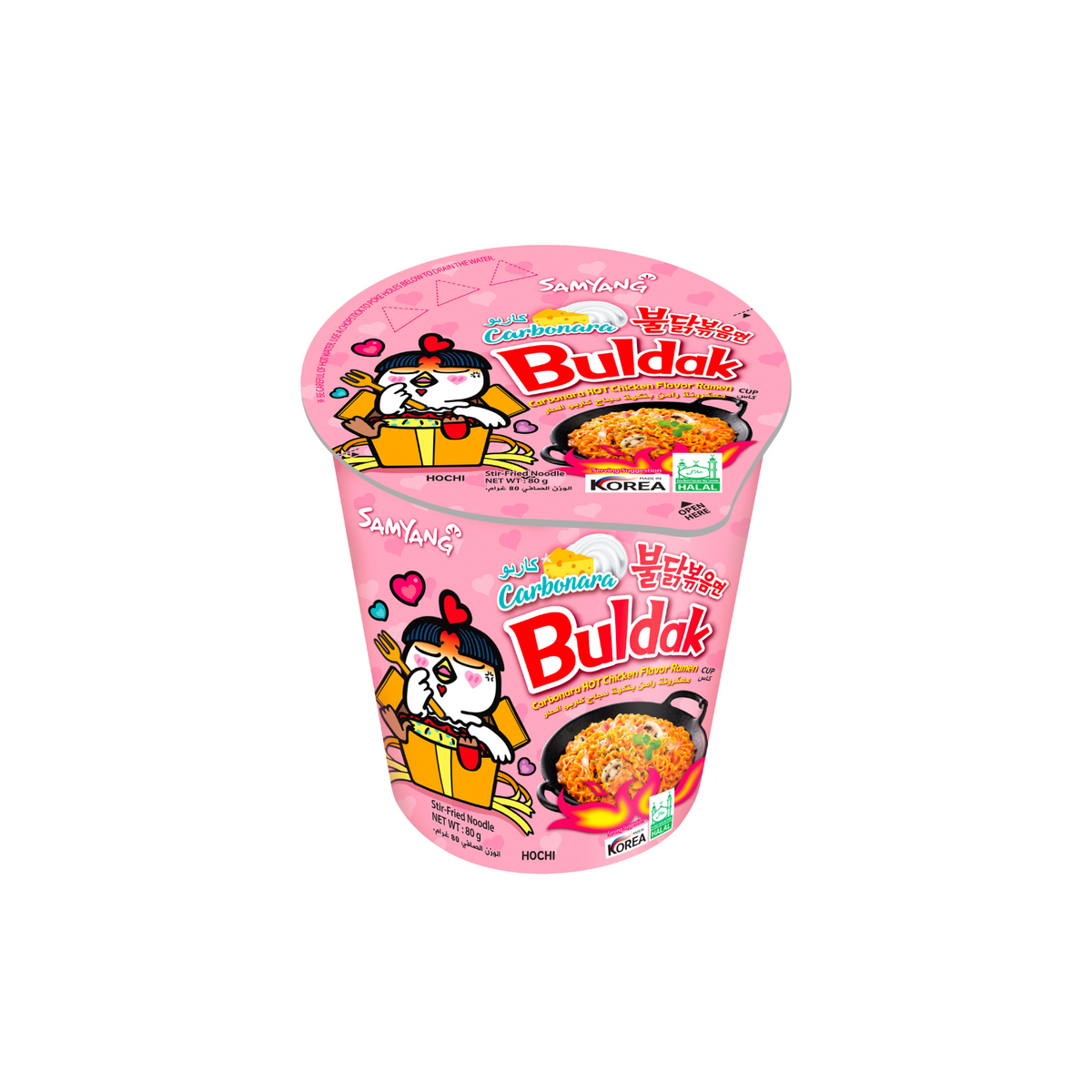 Samyang Buldak Ramen Hot Chicken Carbo Cup 80G