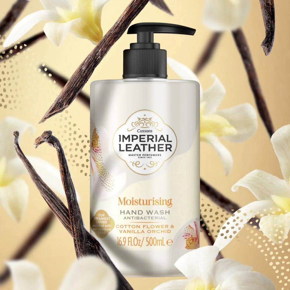 Imperial Leather Hand Wash Anti Bacterial Cotton Flower & Vanilla Orchid 500ml