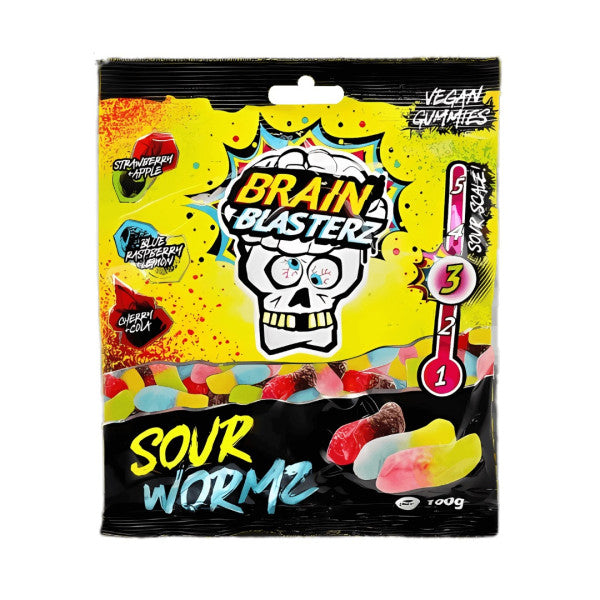 BRAIN BLASTERZ SOUR BOLTZ GUMMIES 100GM