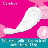 Carefree Panty Liner Mix Cotton Unscented 20 Pieces