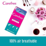 Carefree Panty Liner Mix Cotton Unscented 20 Pieces