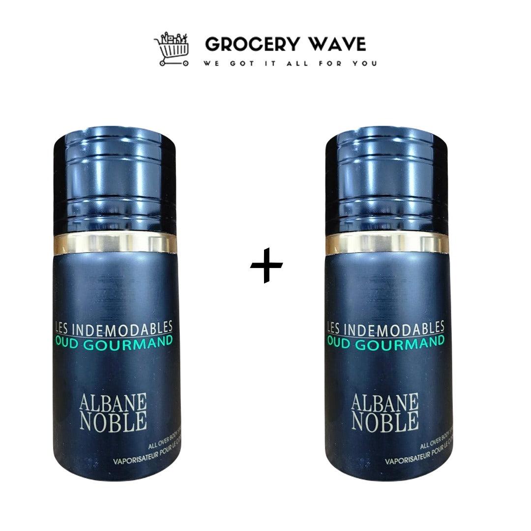 ALBANE NOBLE LESS INDEMODABLES OUD GOURMAND 250ML 1+1