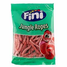FINI JELLY STRAWBERRY JUNGLE ROPES 75GM