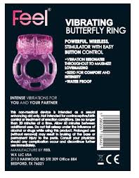 Feel Vibrating Butterfly Ring, Waterproof. DUREX