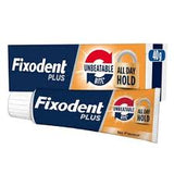 FIXODENT PLUS DENTURE ADHESIVE ALL DAY HOLD NO FLAVOUR 40G